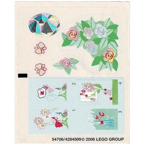 Lego Sticker Sheet for Set 7579-1 / [No Color/Any Color]