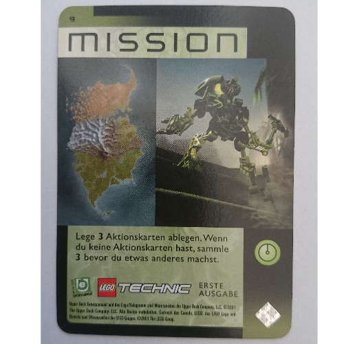 Lego Trading Card, Bionicle Game: QftM - 9 Mission