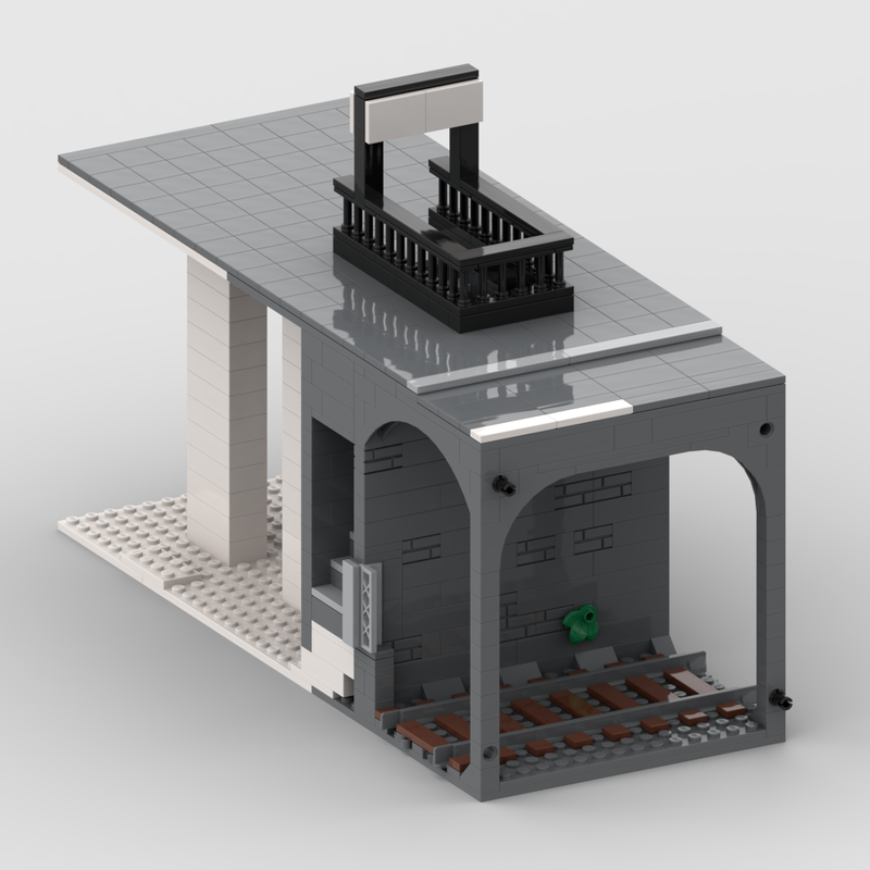Lego Basement for moduars: with underground line 4