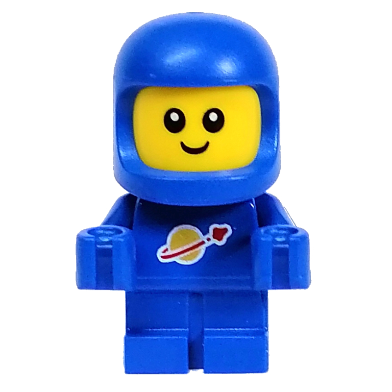 Lego Classic Space Baby, Blue, White Pupils