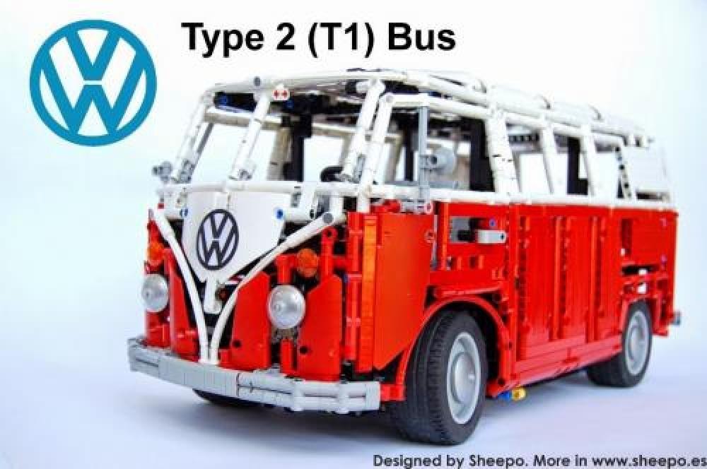 Lego Volkswagen Type 2 T1 Bus MANUAL
