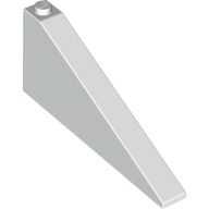Lego Brick Sloped 25° 1 x 8 x 3 / White