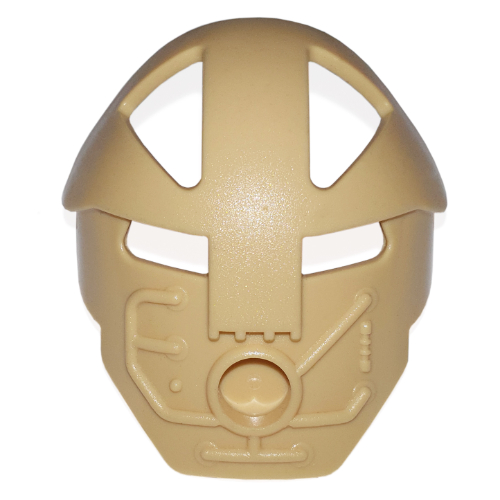 Lego Large Figure Mask Komau (Turaga) / Tan