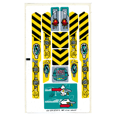 Lego Sticker Sheet 2 for Set 8450-1 / [No Color/Any Color]