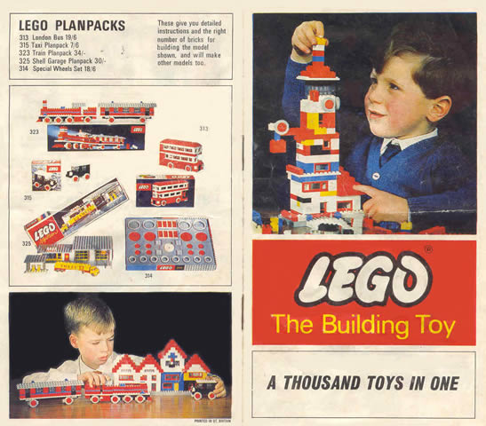 Lego 1966 UK (The Building Toy)