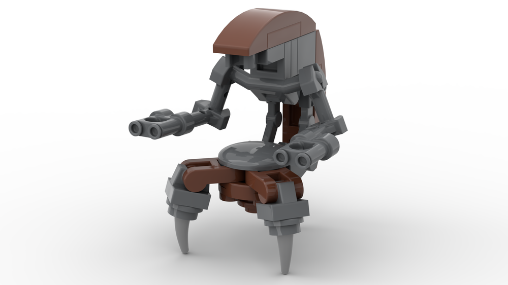 Lego Droideka Destroyer Droid Minifig Scale