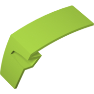 Lego Technic Panel Car Mudguard Left / Lime