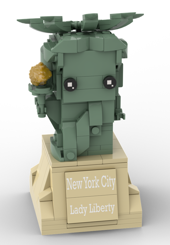 Lego Brickheadz Lady Liberty Plattform