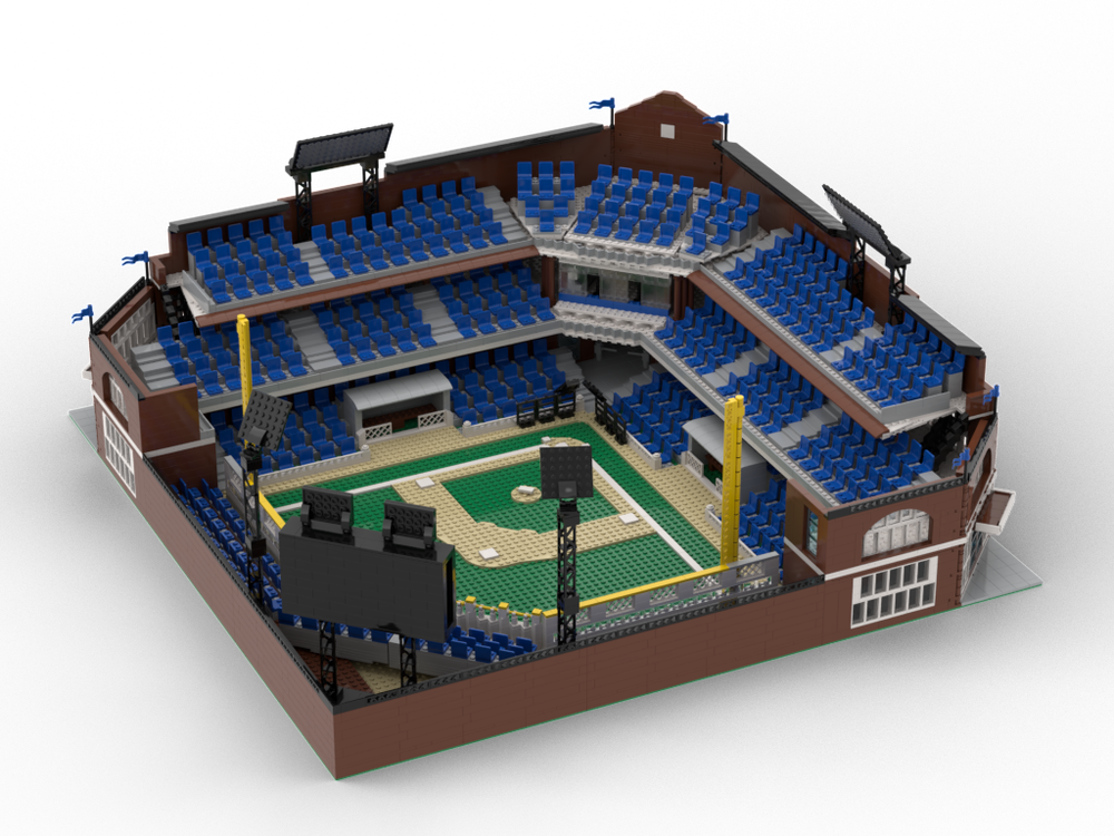 Lego Modular Baseball Stadium - Minifigure Scale