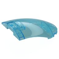 Lego Windscreen 6 x 8 x 2 Curved / Trans-Light Blue