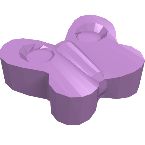 Lego Headwear Accessory Butterfly with Pin / Medium Lavender