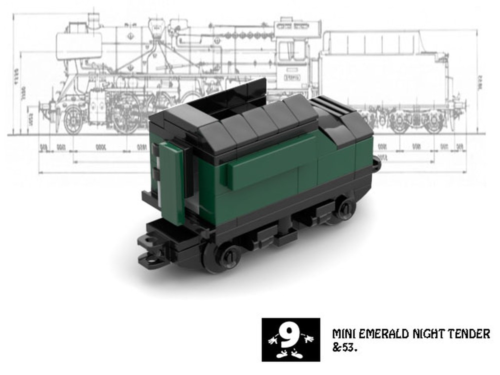Lego &53. Mini Emerald Night Tender