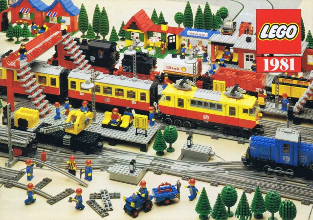 Lego 1981 Medium Train Austrian (93070 A)