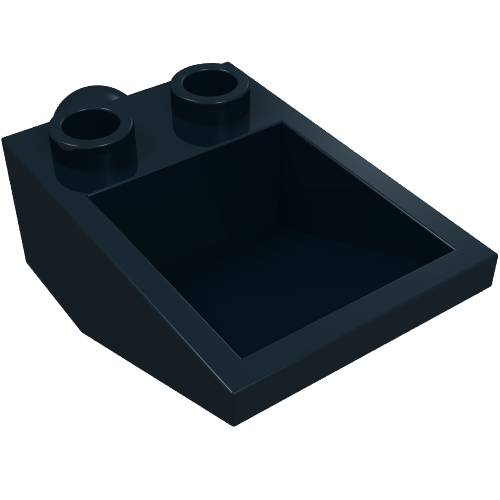 Lego Construction Vehicle Bucket, Slope Inverted 33° 3 x 2 Hollow with Towball (Arm Piece) / Black