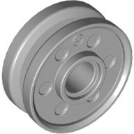Lego Wheel 18 x 8 with Fake Bolts and Shallow Spokes / Light Bluish Gray