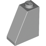 Lego Brick Sloped 65° 2 x 1 x 2 / Light Bluish Gray