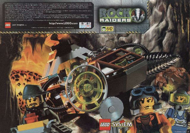 Lego 1999 Medium Rock Raiders (4124509/4124510-IN)
