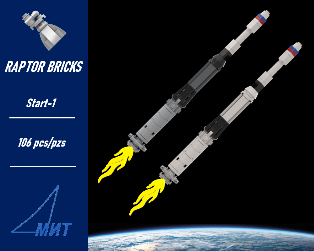 Lego Start-1 (at 1:110 scale)