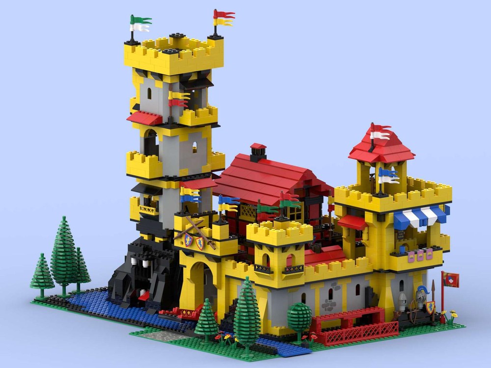 Lego Yellow Lion Head Castle