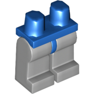 Lego Hips and Light Bluish Gray Legs / Blue