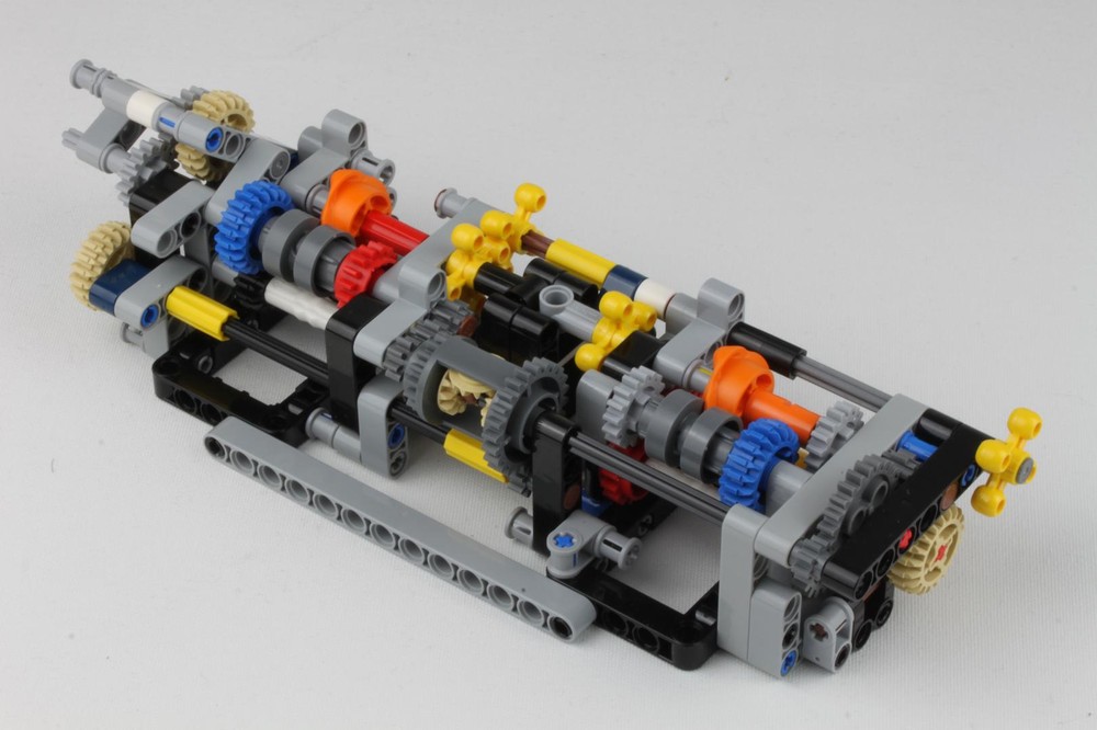 Lego 10 Speed Sequential Gearbox with Park and Reverse