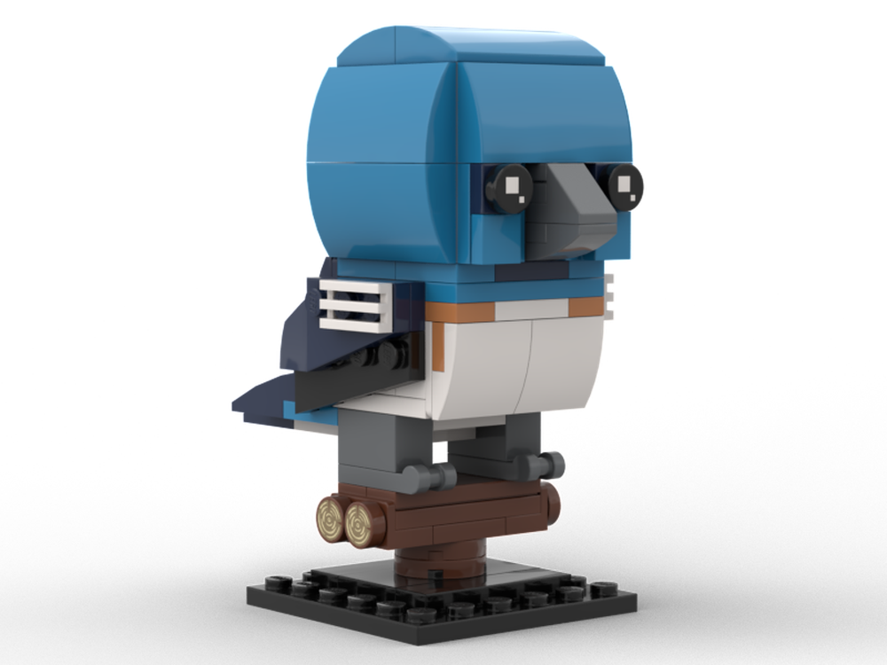 Lego Lazuli Bunting (Breeding Male): Birdheadz