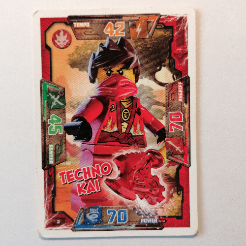 Lego Trading Card, Ninjago Game Series 1 [German] - 3 Techno Kai