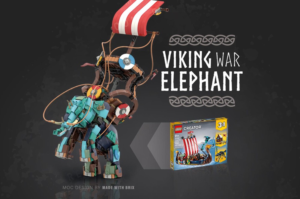 Lego Viking War Elephant