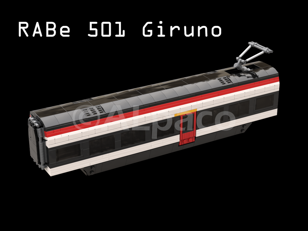 Lego pantograph wagon, RABe 501 Giruno