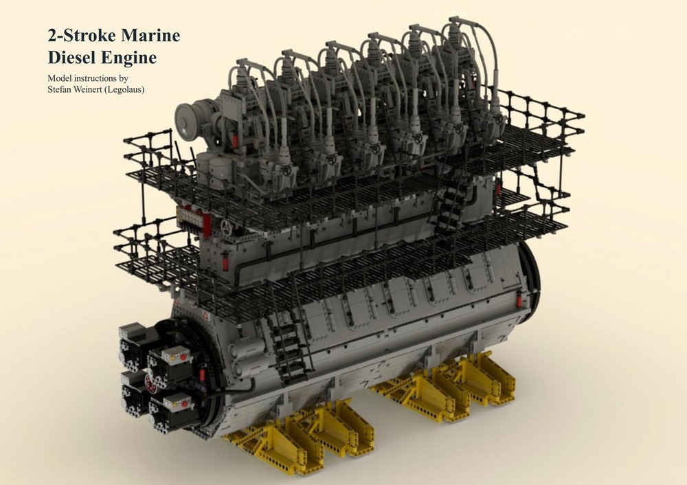 Lego 2-Stroke Marine Diesel Engine (Mindstorms Version)