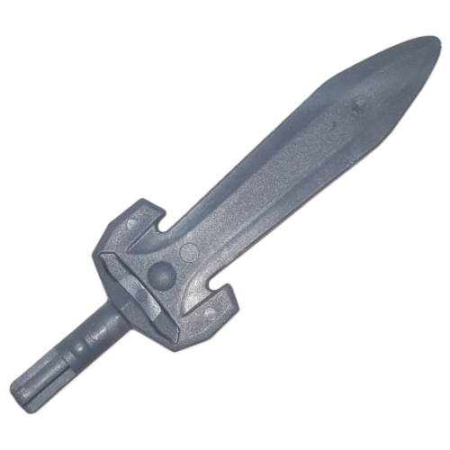 Lego Weapon Sword from Nestle Promo Figure (Santus) / Dark Bluish Gray
