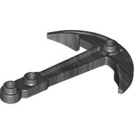 Lego Boat, Anchor - Two Top Holes / Pearl Titanium