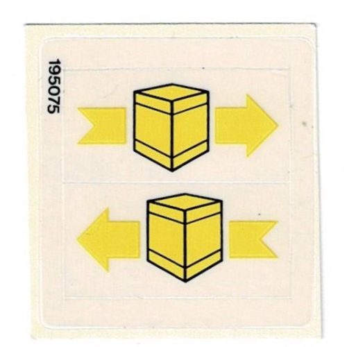 Lego Sticker Sheet for Set 6624-1 / [No Color/Any Color]