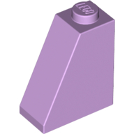 Lego Brick Sloped 65° 2 x 1 x 2 / Lavender
