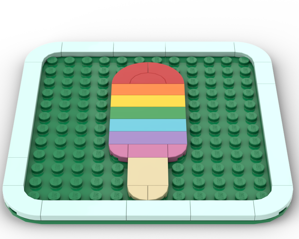 Lego Rainbow Popsicle