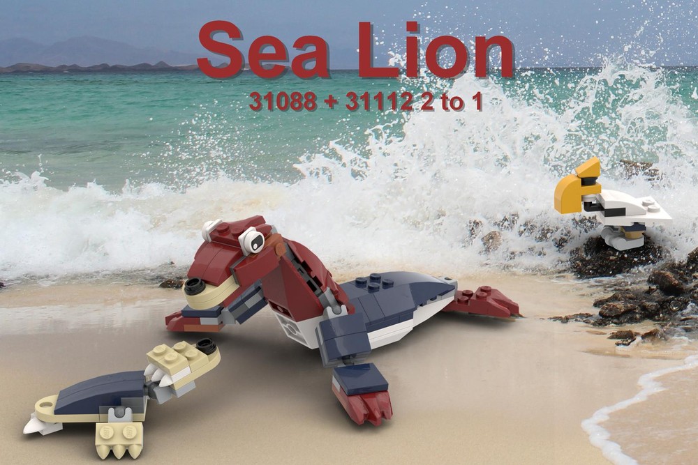 Lego Sea Lion 31088 + 31112 2 to 1