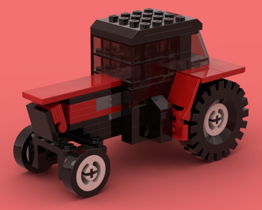 Lego Red Tractor based on Case IH 885 XL