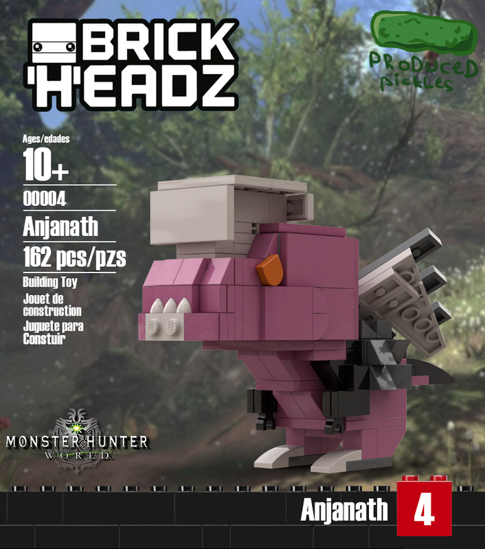 Lego Anjanath (Monster Hunter World)