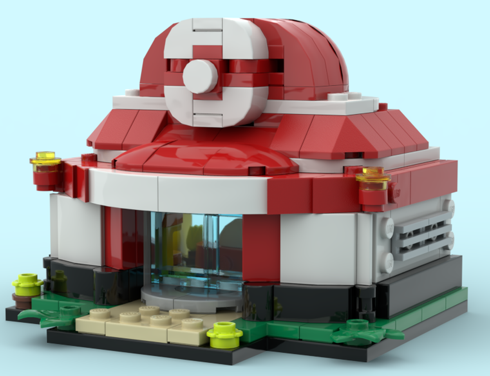 Lego Pokécenter set without exclusive pieces