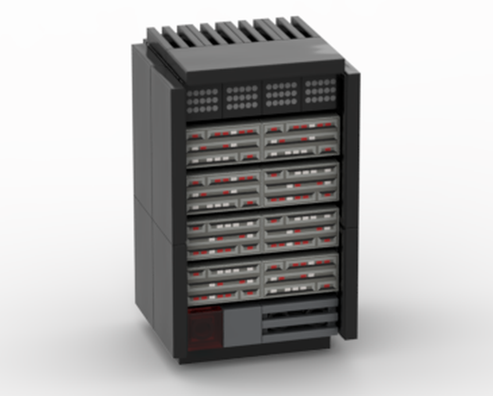 Lego Server/Network Rack