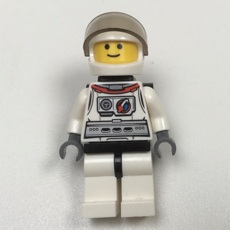 Lego Astronaut - White Torso and Legs, Black Backpack