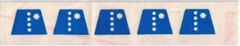Lego Sticker Sheet 4 for Set 575-2