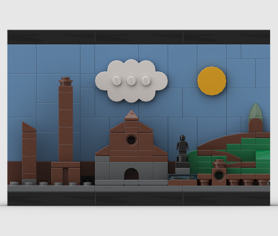 Lego Postcard from Bologna