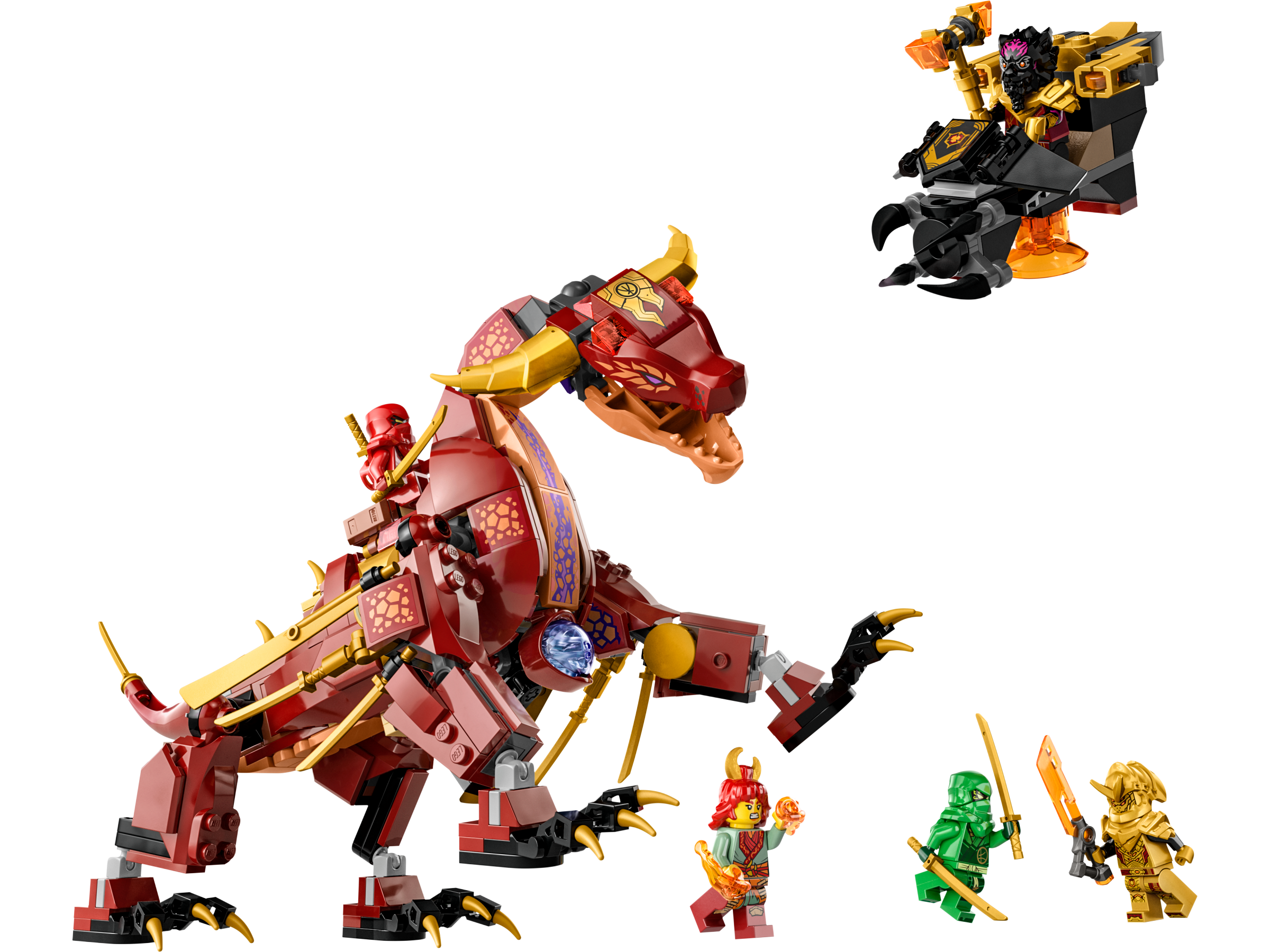 Lego Heatwave Transforming Lava Dragon