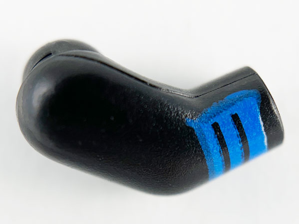 Lego Arm, Right with 3 Blue Stripes Pattern