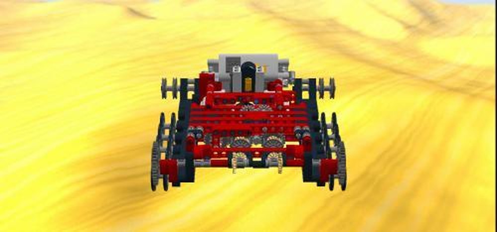 Lego Tracked Vehicle with Subtractor