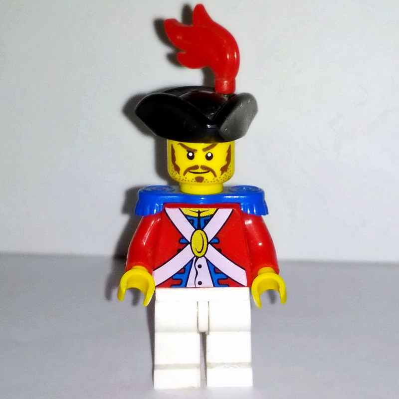 Lego Soldier (Imperial Soldier II) - Long Moustache, Red Plume