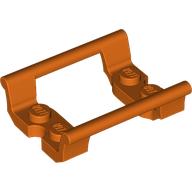 Lego Vehicle Track, Roller Coaster Straight 4L / Reddish Orange