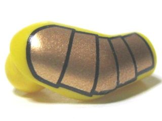 Lego Arm, Right with Gold Armor Pattern