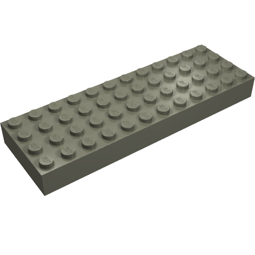 Lego Brick 4 x 12 / Dark Gray